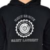 Saint Laurent Felpa Cappuccio Nera Uomo Cotone Mod. BMK464584-YB1EJ-1057