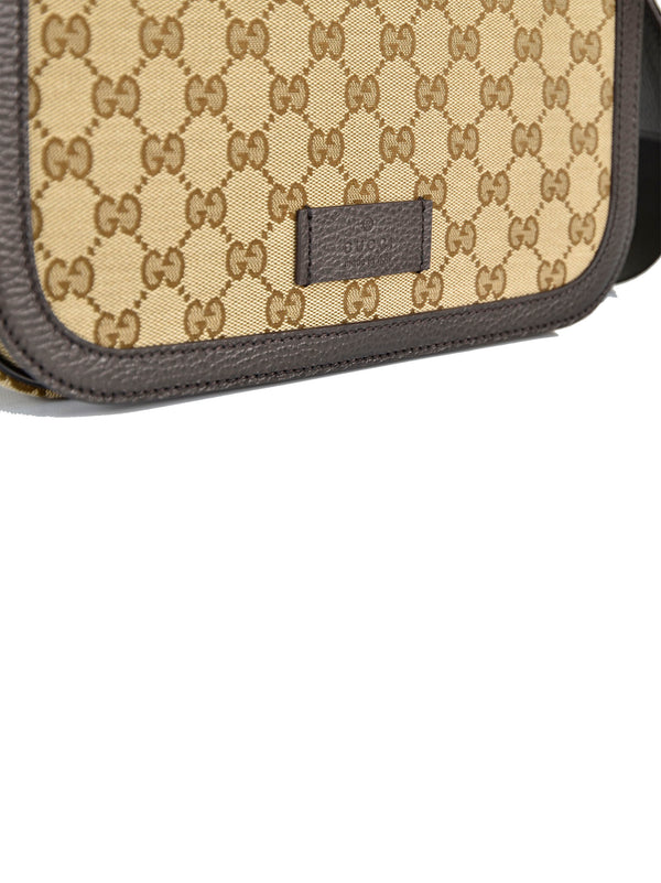 Gucci Borsello Messenger Beige Uomo Tessuto Original GG Mod. 449172 KY9KN 9886