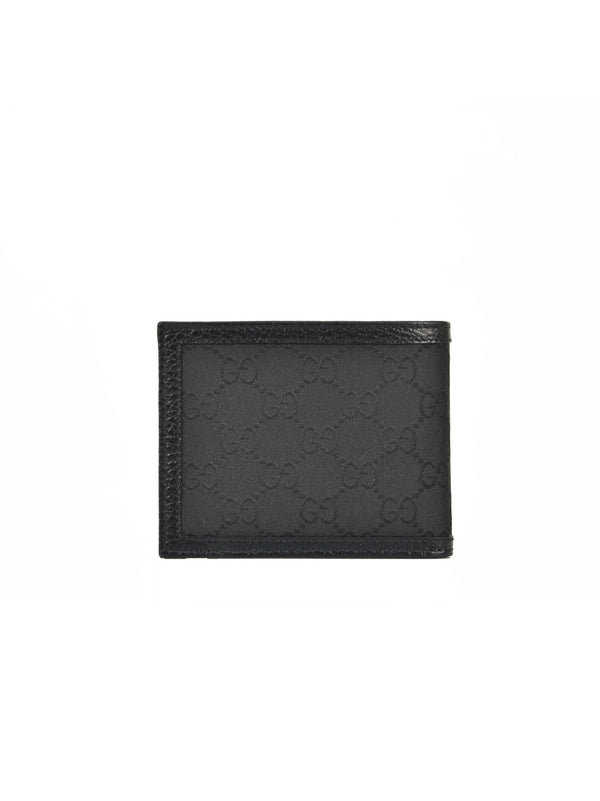 Gucci Portafogli Bifold Nero Uomo Tessuto GG Canvas Mod. 260987 G1XWN 8615