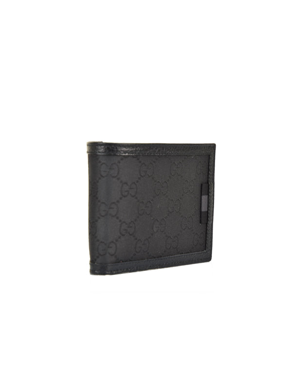 Gucci Portafogli Bifold Nero Uomo Tessuto GG Canvas Mod. 260987 G1XWN 8615