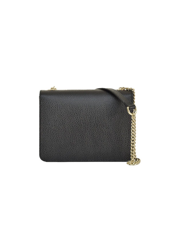 Gucci Borsa Interlocking a Mano Nera Donna Pelle Dollar Calf Logo Mod. 510304 CAO0G 1000