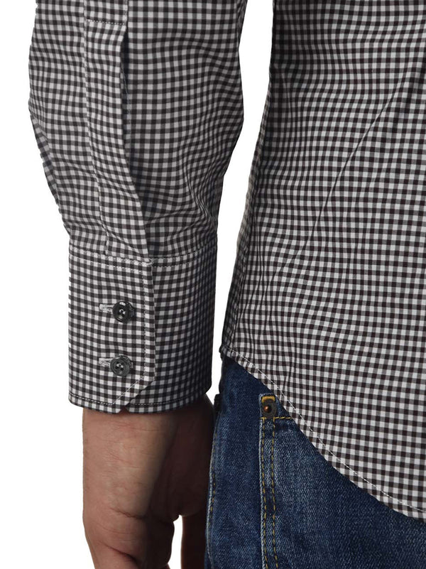 Dsquared2 Camicia Marrone Uomo Quadretti Mod. S74DL0535S41785143