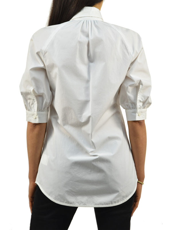 Dsquared2 Women's Shirt White Cotton Buttons Pockets Mod.S72DL0261S35244010