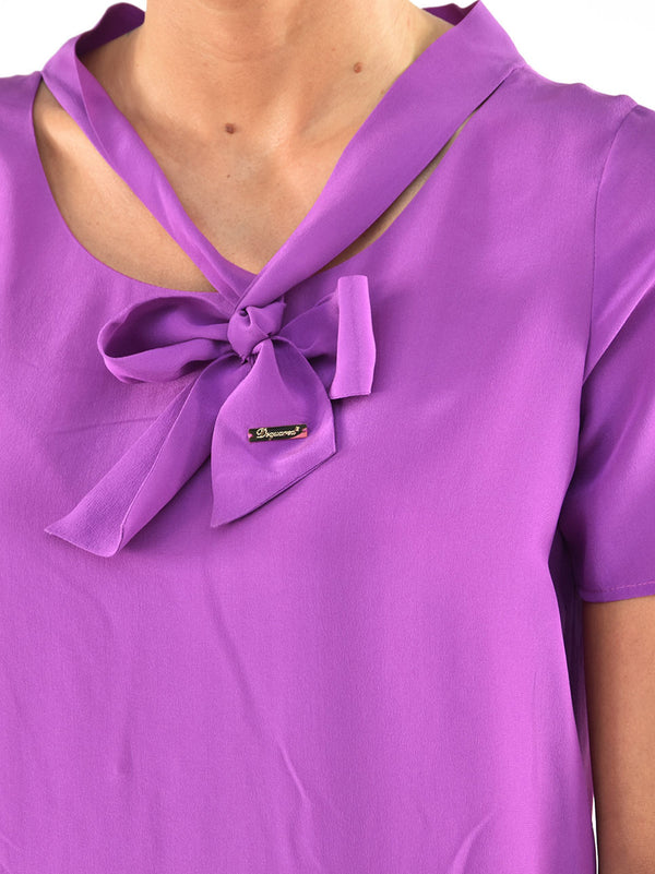 Dsquared2 Abito Viola Donna Mod. S72CT0658S40413054