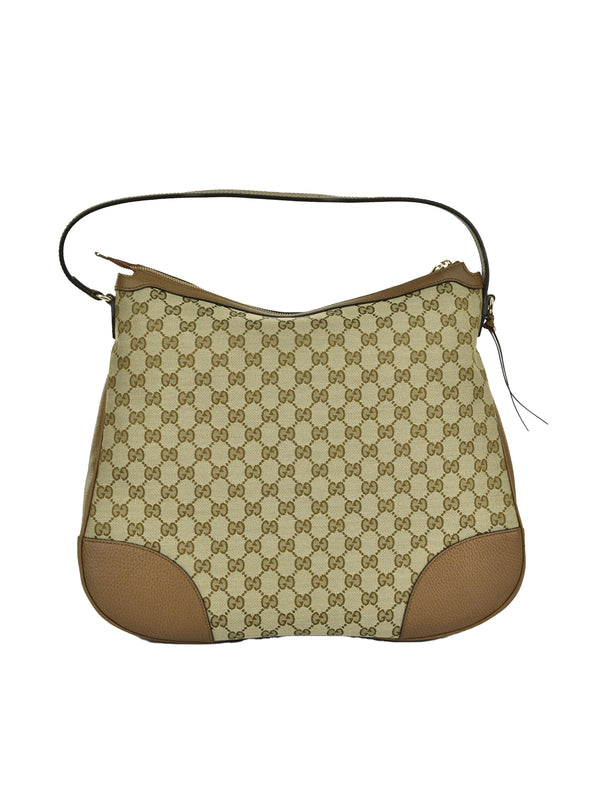 Gucci Borsa a Mano Beige Donna Pelle e Tessuto Original GG Mod. 449244 KY9LG 8610