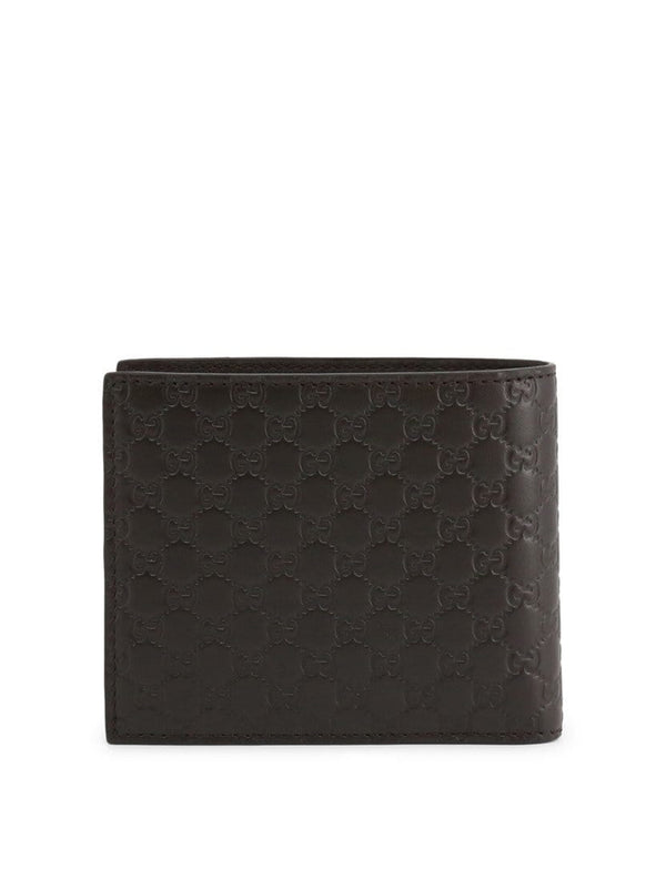 Gucci Portafogli Bifold Marrone Uomo Pelle Microguccissima Mod. 260987 BMJ1N 2044