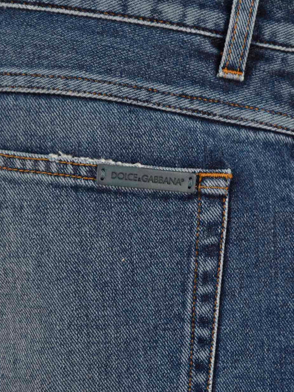 Dolce&Gabbana Classic Jean Blu Uomo Cotone Mod.G6LBCDG8S36S9001