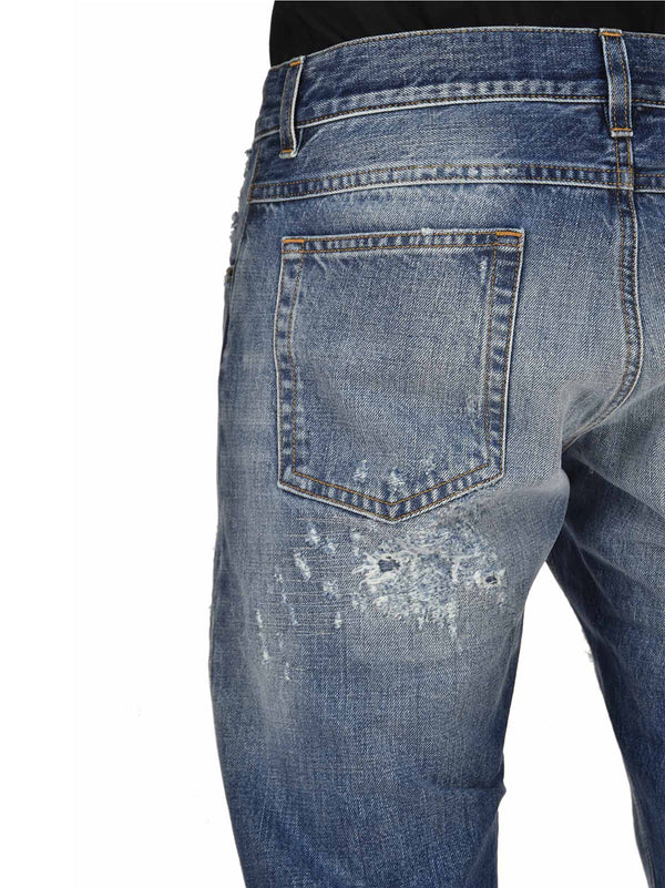 Dolce&Gabbana Classic Jean Blu Uomo Cotone Mod. G6LBCDG8S38S9001