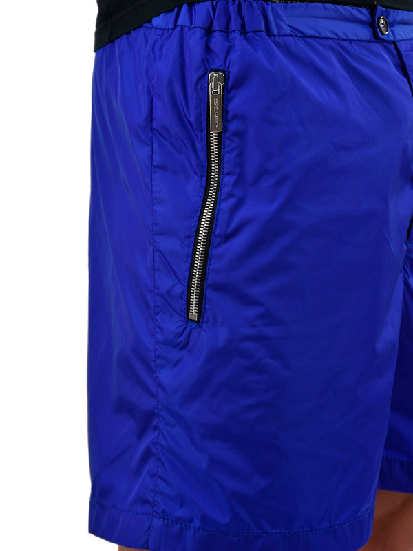 Dsquared2 Blue Shorts Men Polyamide Buttons Mod.S71MU0224S39271081