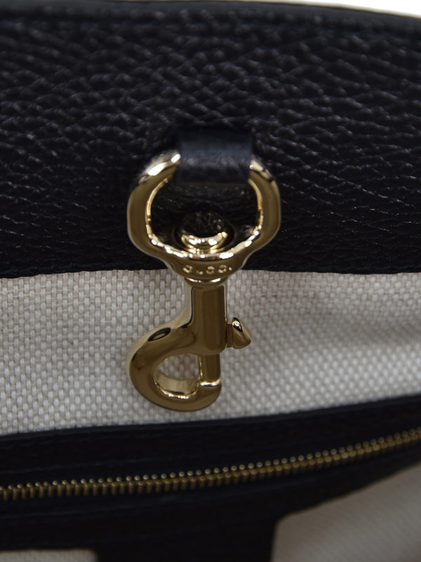 Gucci Borsa Soho Nera Donna Logo Pelle Cellarius Modello 536196 A7M0G 1000