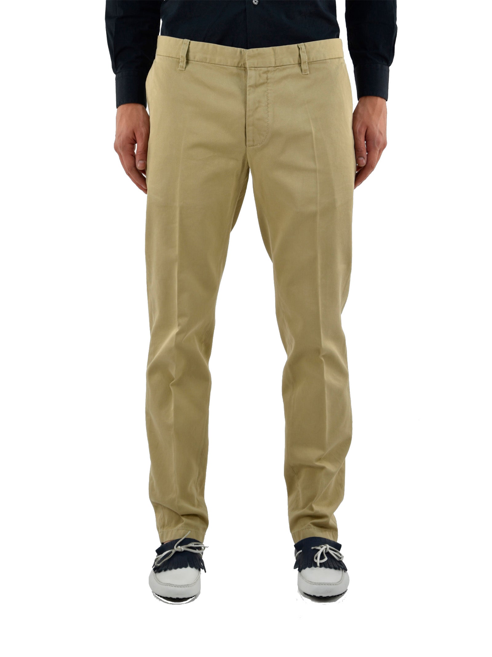 Dsquared2 Beige Men's Trousers Cotton Buttons Mod.S74KA0568S37488020