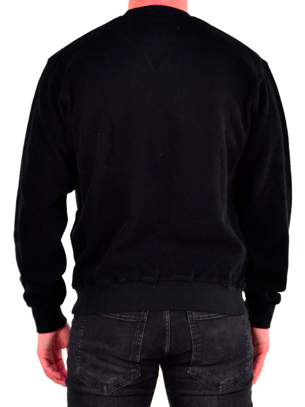 Dsquared2 Felpa Nera Uomo Cotone Logo Mod. S71GU0379 S25427 900