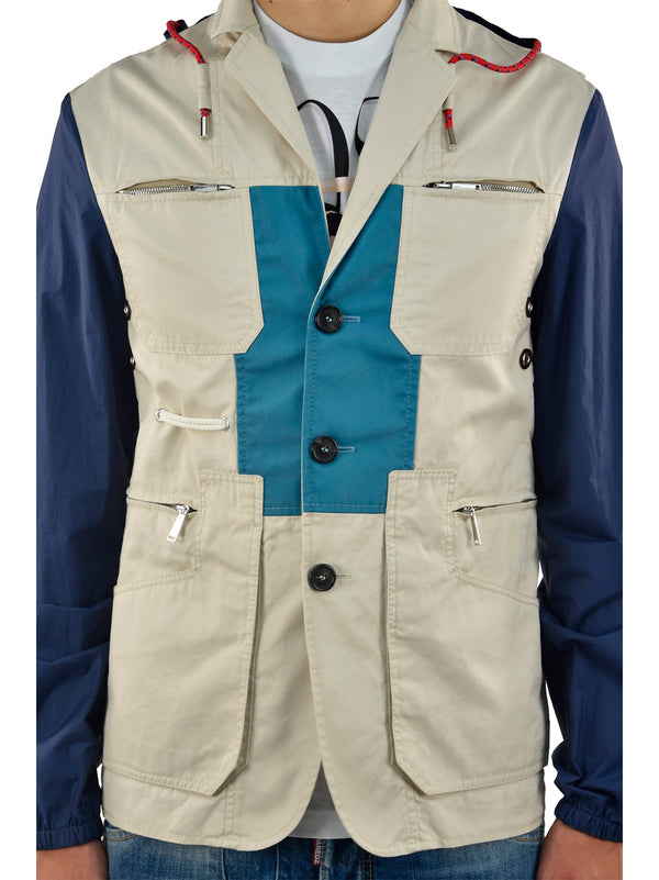 Dsquared2 Giubbotto Beige Uomo Cotone Mod.S74BN0362S35830020