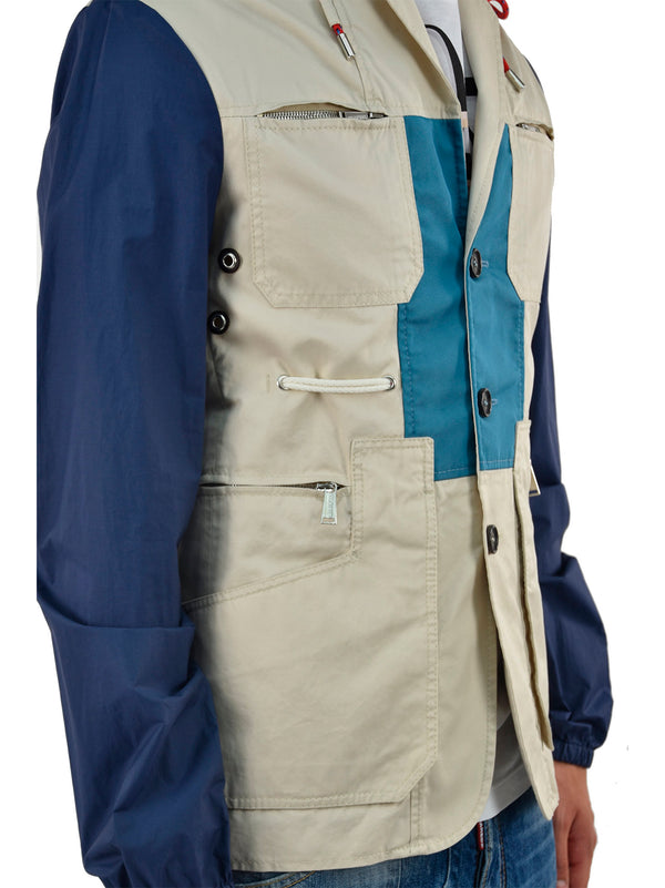 Dsquared2 Giubbotto Beige Uomo Cotone Mod.S74BN0362S35830020