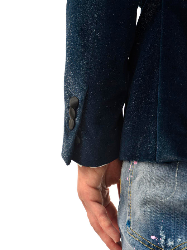 Dsquared2 Giacca Blazer Blu Uomo Cotone Mod.S71BN0514S41984477