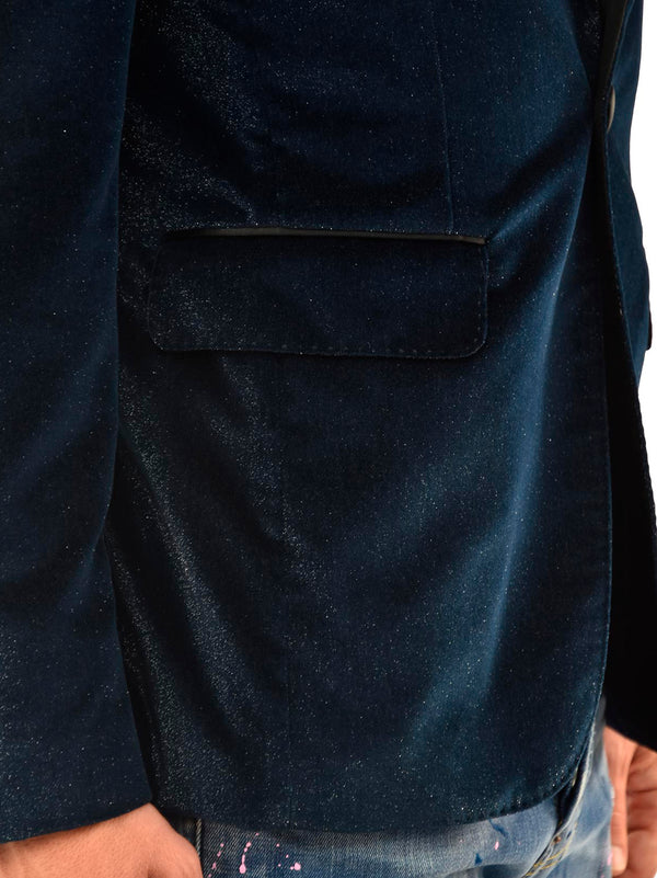 Dsquared2 Giacca Blazer Blu Uomo Cotone Mod.S71BN0514S41984477