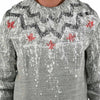 Dsquared2 Felpa Grigia Uomo Cotone Stampa Crack Mod.S71GU0001S25148858M