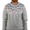Dsquared2 Felpa Grigia Uomo Cotone Stampa Crack Mod.S71GU0001S25148858M