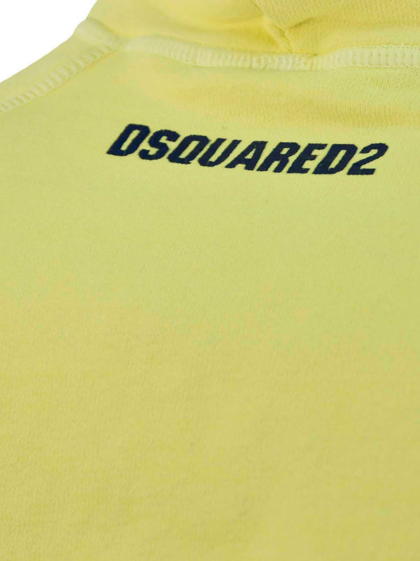 Dsquared2 Felpa Gialla Uomo Cotone Mod.S74GU0056S25217169