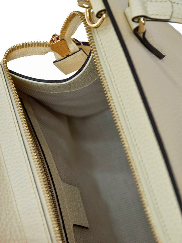 Gucci Borsa Soho Bianca Donna Pelle Dollar Calf Modello 607722 CAO0G 006