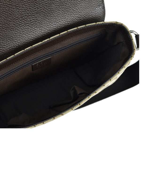 Gucci Borsello Messenger Beige Uomo Tessuto Original GG Mod. 449172 KY9KN 9886