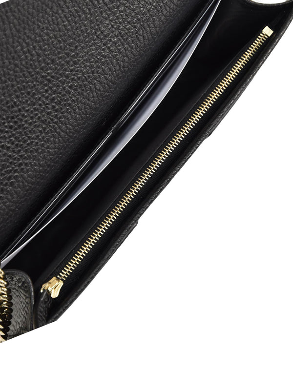 Gucci Borsa Soho a Mano Nera Donna Pelle Cellarius Mod. 598211 A7M0G 1000