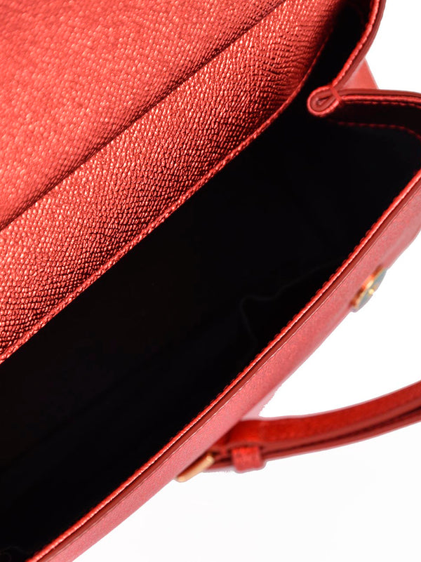 Dolce&Gabbana Microbag a Spalla Rossa Donna Pelle Mod. Sicily BB6003 AP2871 87572