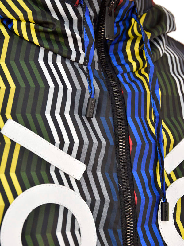 Fendi Impermeabile Trench Arcobaleno Uomo Poliestere Mod.FW0832S08F0ZA0