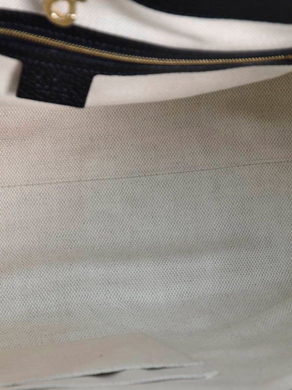 Gucci Borsa Soho Nera Donna Logo Pelle Cellarius Modello 536196 A7M0G 1000