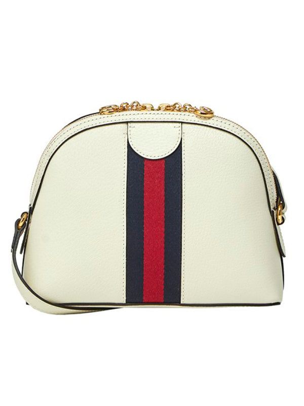 Gucci Borsa Ophidia Bianca Pelle e Sherry Modello 719881 DJ2DG 8454