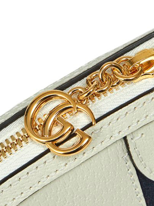 Gucci Borsa Ophidia Bianca Pelle e Sherry Modello 719881 DJ2DG 8454