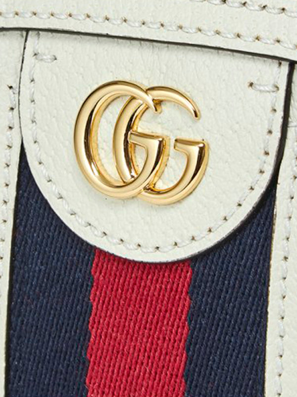 Gucci Borsa Ophidia Bianca Pelle e Sherry Modello 719881 DJ2DG 8454