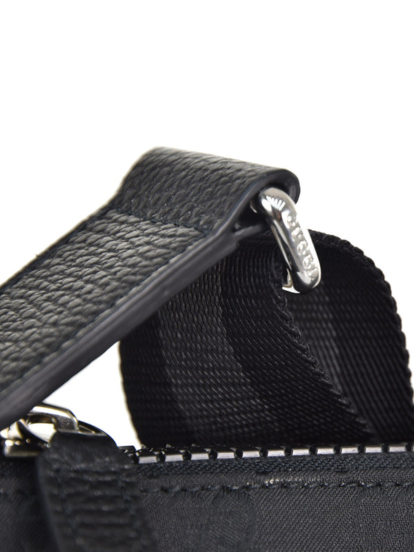 Gucci Borsello Messenger Nero Uomo Tessuto GG Canvas Mod. 449184 G1XHN 8615