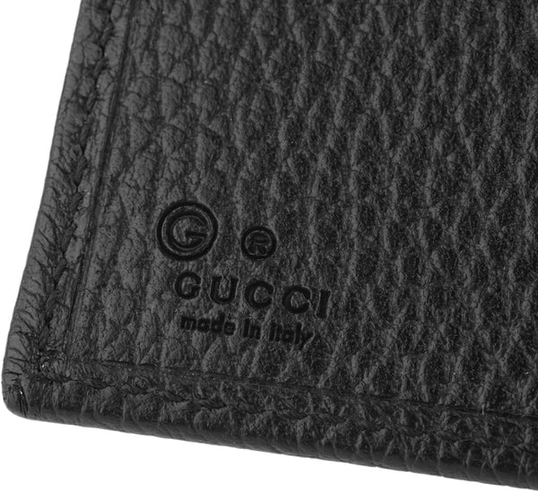 Gucci Portafogli Nero Donna Logo Pelle Dollar Calf Mod. 615525 CAO0G 1000