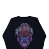Marcelo Burlon Felpa Girocollo Nera Uomo Cotone Mod.CMBA009S170680631088