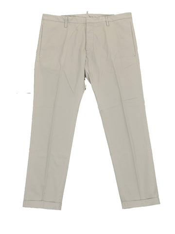 Dsquared2 Pantalone Beige Uomo Cotone Bottoni Mod.S74KA0618S41796800