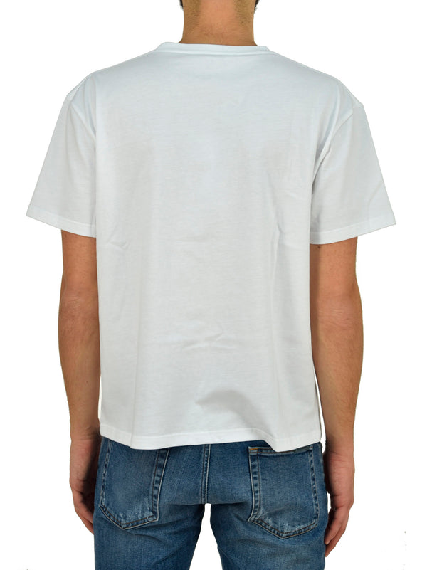 Stella McCartney T-shirt Bianca Uomo Cotone Stampa Mod.MN0453010SIP049000