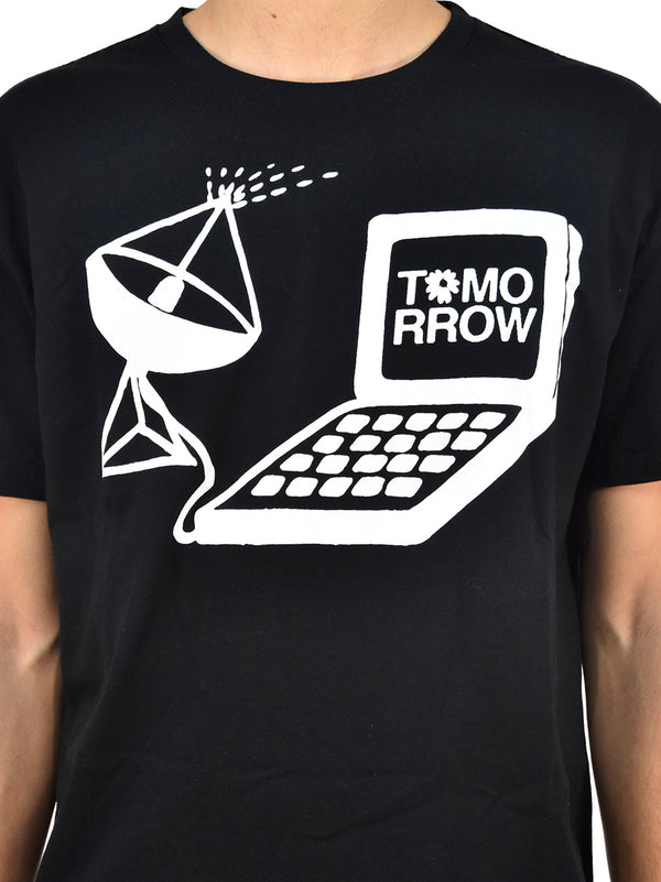 Stella McCartney T-shirt Nera Uomo Cotone Stampa Mod.MN0453010SIP041000