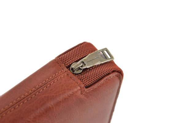 Piquadro Porta Blocco Pelle e Tessuto