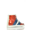 Mark Jacobs Sneakers Rossa e Blu in Pelle Mod. S87WS0041SX7336