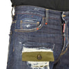Dsquared2 Shorts di Jeans Blu Uomo Cotone Bottoni Mod.S74MU0463230342470