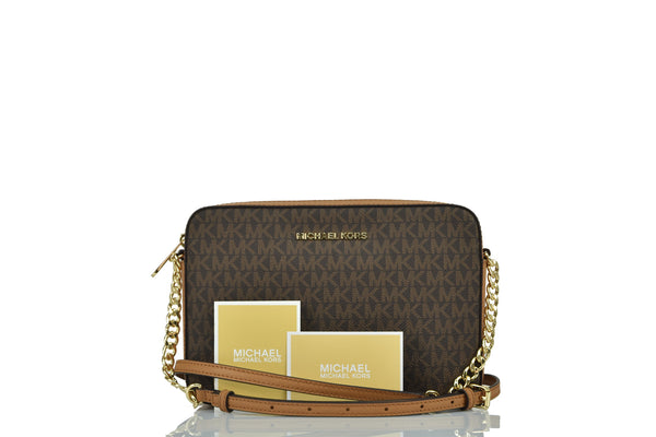 Michael Kors Borsa Jet Set Item Marrone Donna Pelle Saffiano Mod. 35T8GTTC9L