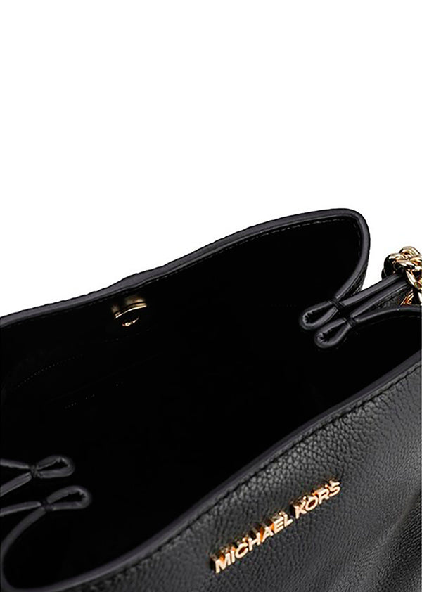 Michael Kors Borsa a Mano Teagen Nera Donna Pelle Saffiano Mod. 35T0GXZL5L