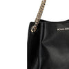 Michael Kors Borsa a Mano Teagen Nera Donna Pelle Saffiano Mod. 35T0GXZL5L