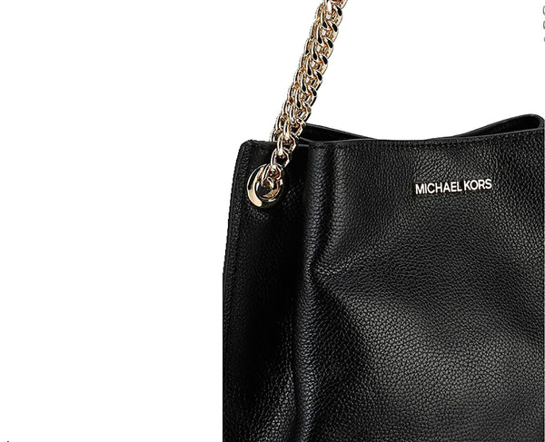 Michael Kors Borsa a Mano Teagen Nera Donna Pelle Saffiano Mod. 35T0GXZL5L