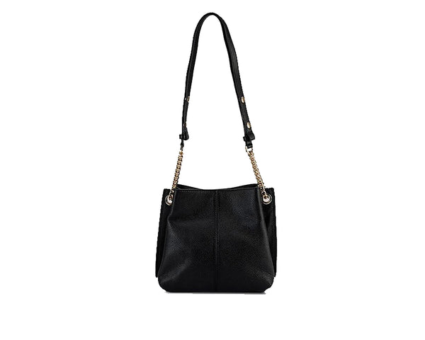 Michael Kors Borsa a Mano Teagen Nera Donna Pelle Saffiano Mod. 35T0GXZL5L