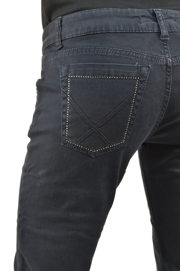 Roy Roger's Jeans Blu Donna Cotone Cerniera Mod.SHERRY 01T-818-21