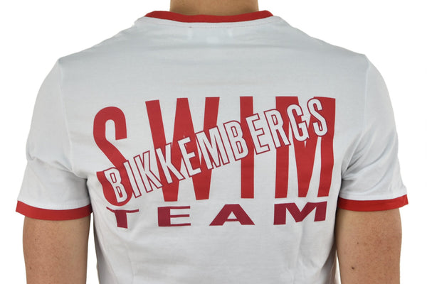 Bikkembergs T-Shirt Mare Bianco e Rosso