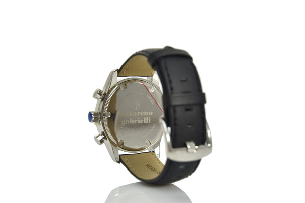 Nazareno Gabrielli Orologio Grigio Uomo Cronografo Acciaio Mod.OS20