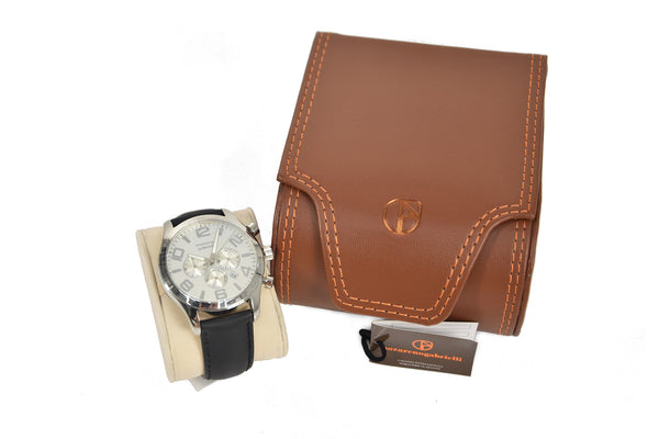 Nazareno Gabrielli Orologio Grigio Uomo Cronografo Acciaio Mod.OS20